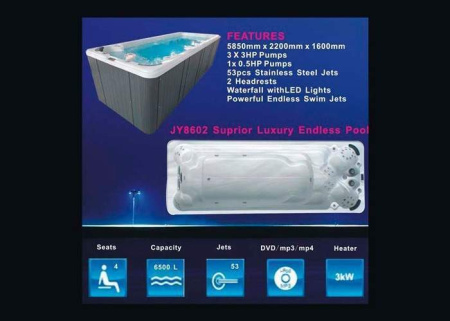 Плавательный спа-бассейн Joy Spa JY 8602